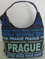 City Bag (black--blue)